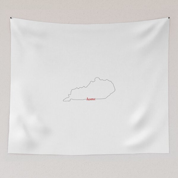 Item preview, Kentucky State Outline Home designed and sold by US States Merch.