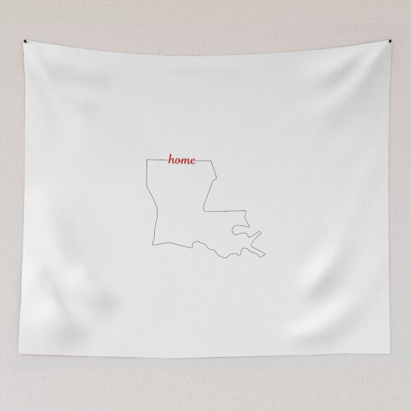 Item preview, Louisiana State Outline Home designed and sold by US States Merch.