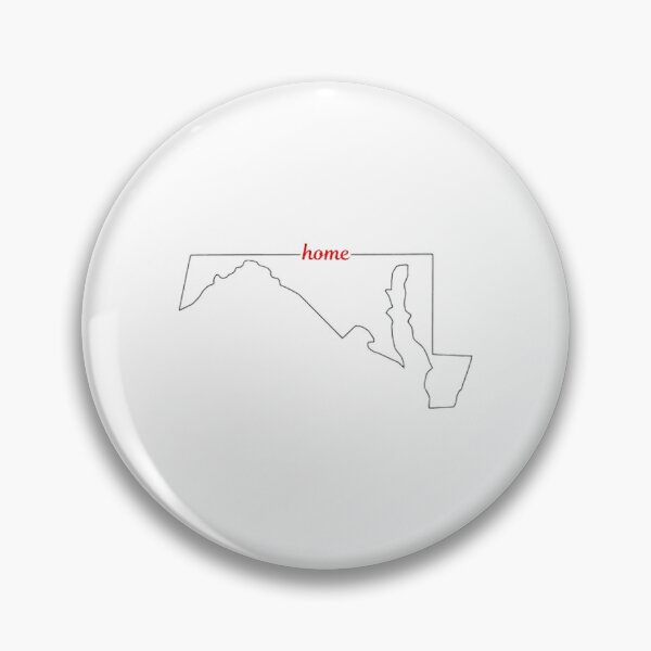 Item preview, Maryland State Outline Home designed and sold by US States Merch.