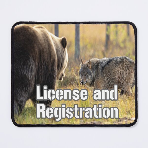 Item preview, License And Registration designed and sold by Surreallytee.