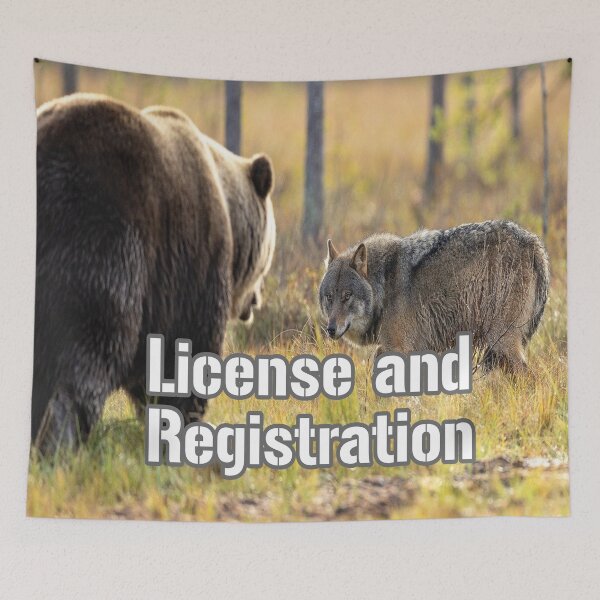 Item preview, License And Registration designed and sold by Surreallytee.