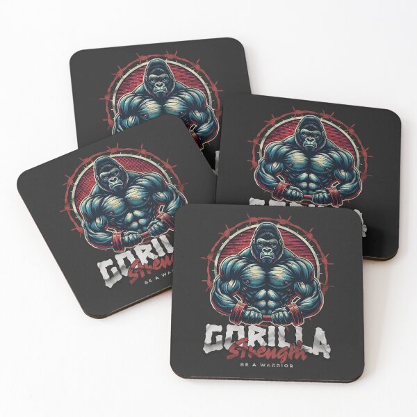 Item preview, gorilla bodybuilding designed and sold by ShawishArt.