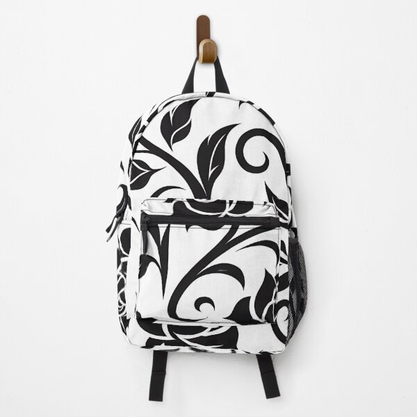 Item preview, Black and white flower pattern designed and sold by Haji  Kamora.
