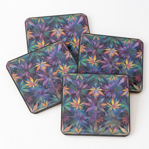 Item preview, Ganja Leaf Art - Cannabis Marijuana Weed - Pretty Stoner Design  designed and sold by CannaCreative.