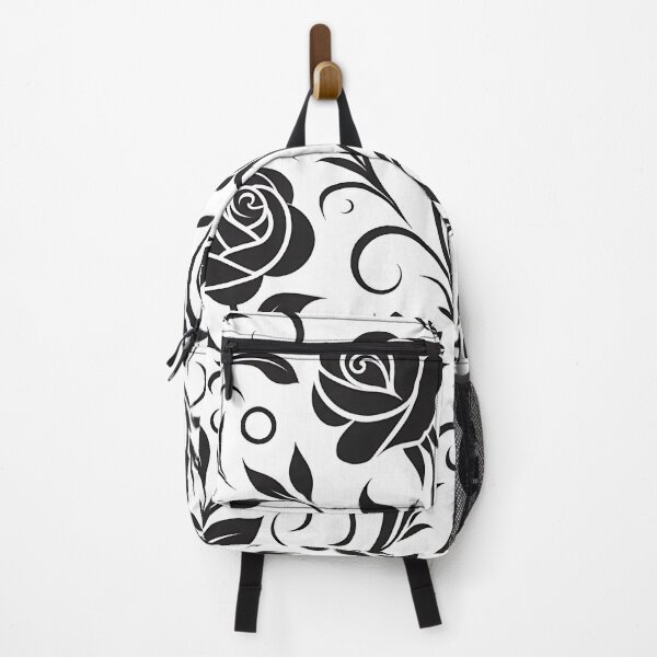 Item preview, Black and white flower pattern designed and sold by Haji Kamora.