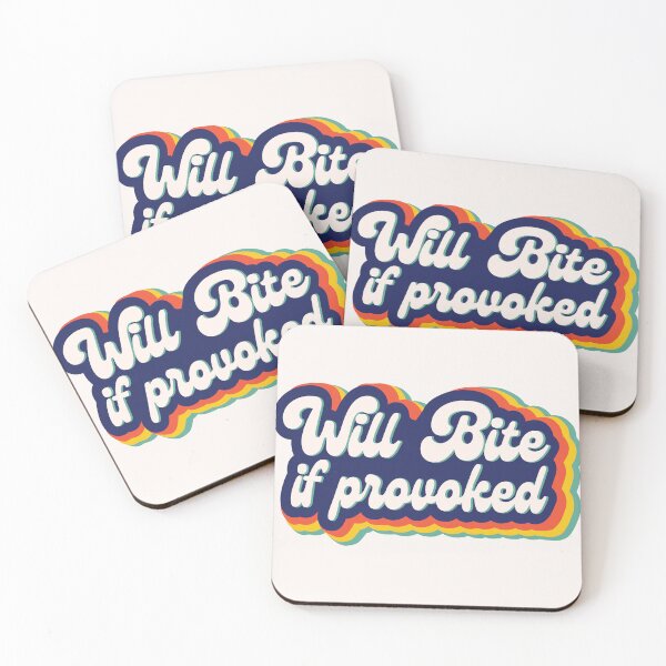 Item preview, Will Bite If Provoked Retro designed and sold by skauff.