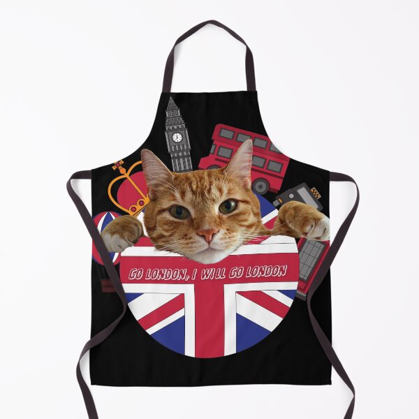 Item preview, Ginger cat says go london, I will go london.  designed and sold by attakorn.