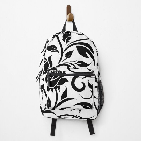 Item preview, Black and white flower pattern designed and sold by Haji  Kamora.