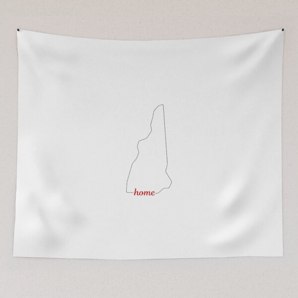Item preview, New Hampshire State Outline Home designed and sold by US States Merch.