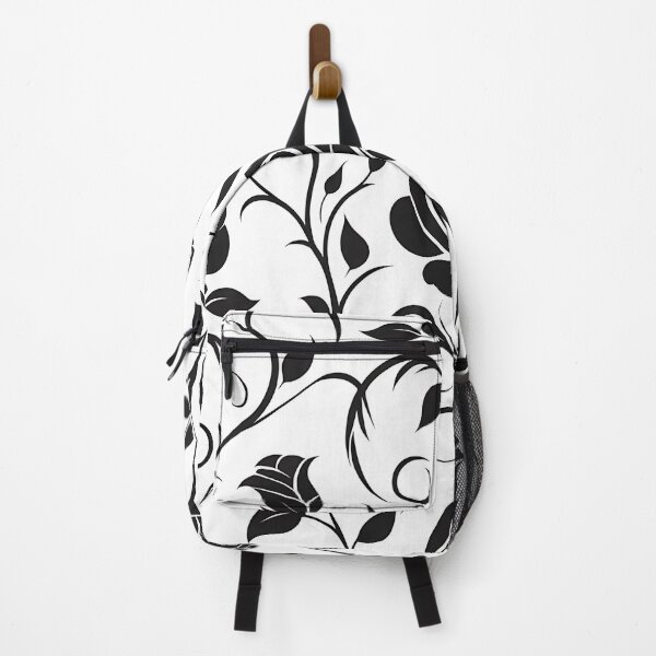 Item preview, Black and white flower pattern designed and sold by Haji  Kamora.