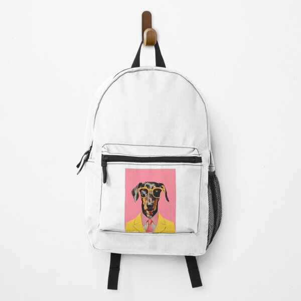 Item preview, Doberman Pinscher in Pastel - Dobie Wearing Glasses designed and sold by luvandsocial.