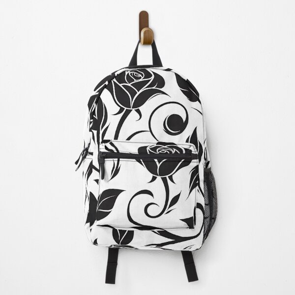Item preview, Black and white flower pattern designed and sold by Haji  Kamora.