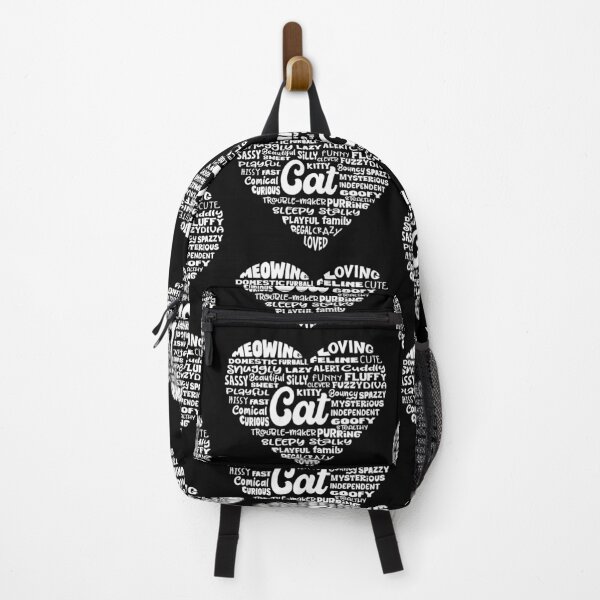 Item preview, Heart Cat Word Cloud designed and sold by jitterfly.