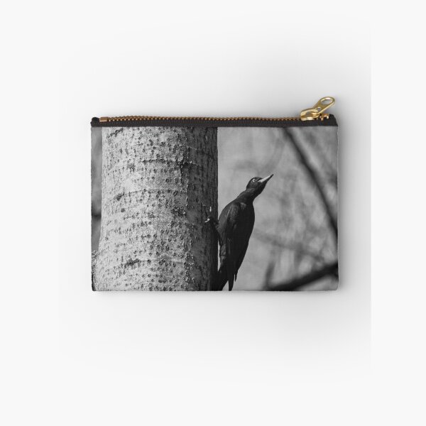 Item preview, Ready to take off.  Black woodpecker bw designed and sold by Jouko Lehto Photography.