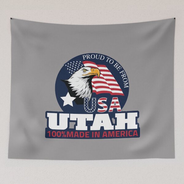 Item preview, Proud to be from America - state of UTAH - USA designed and sold by LareTash.