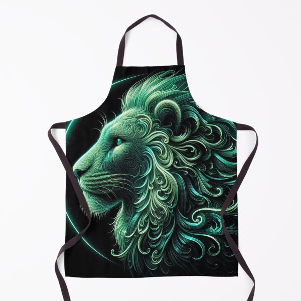 Item preview, Emerald Lion Side Portrait designed and sold by Simplybe1.