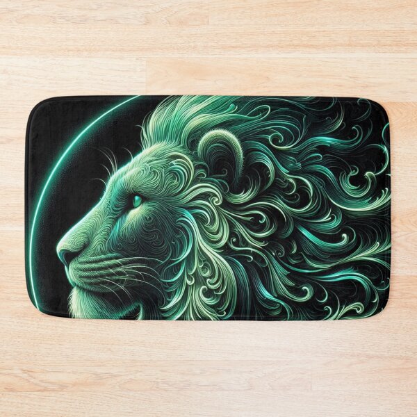 Item preview, Emerald Lion Side Portrait designed and sold by Simplybe1.