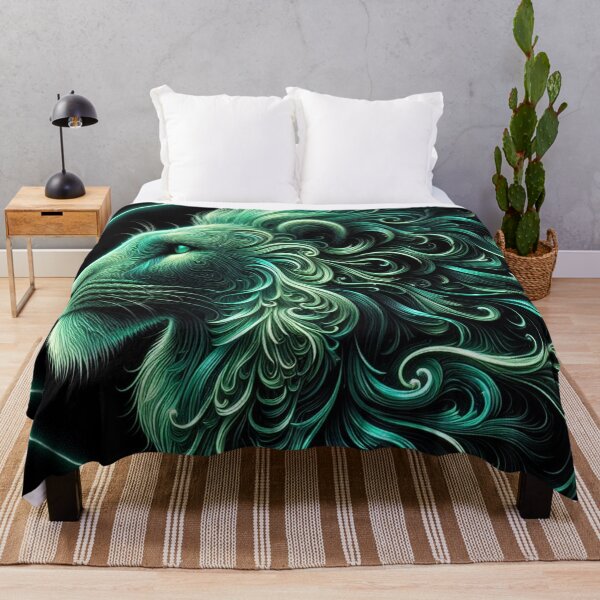 Item preview, Emerald Lion Side Portrait designed and sold by Simplybe1.