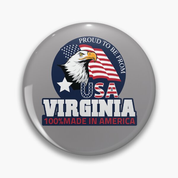 Item preview, Proud to be from America - state of VIRGINIA - USA designed and sold by LareTash.