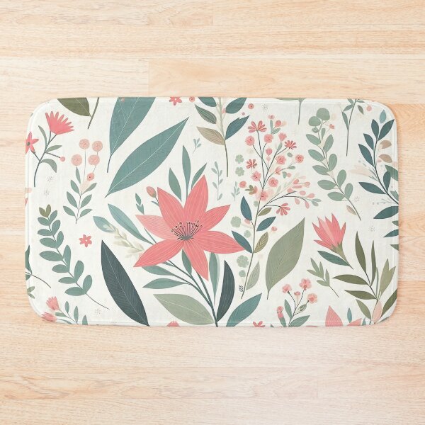 Item preview, Seamless pattern with flowers, leaves designed and sold by Haji  Kamora.
