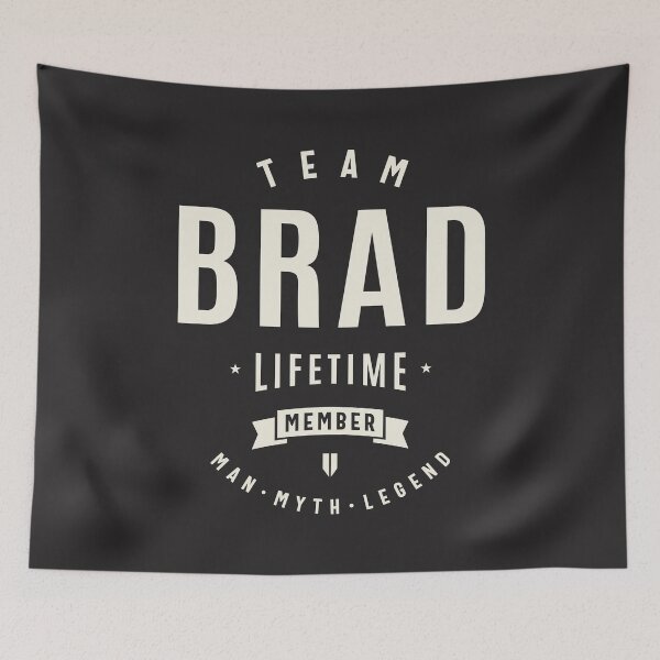 Item preview, Team Brad Lifetime Member Funny Name Brad designed and sold by cidolopez.