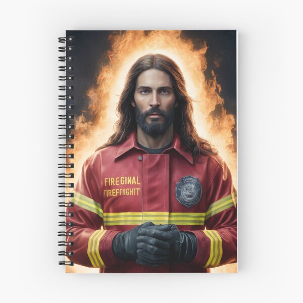 Item preview, CUTE JESUS FIREFIGHTER  designed and sold by Obinne.