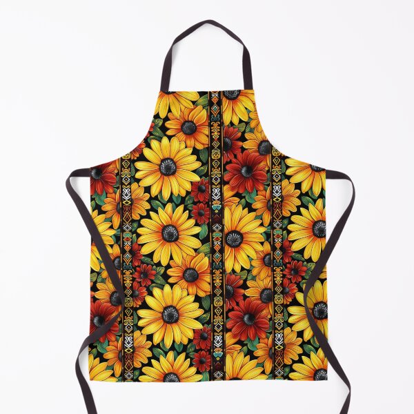Item preview, Colorful Sunflower and Abstract Floral Pattern designed and sold by VoyteksDesigns.