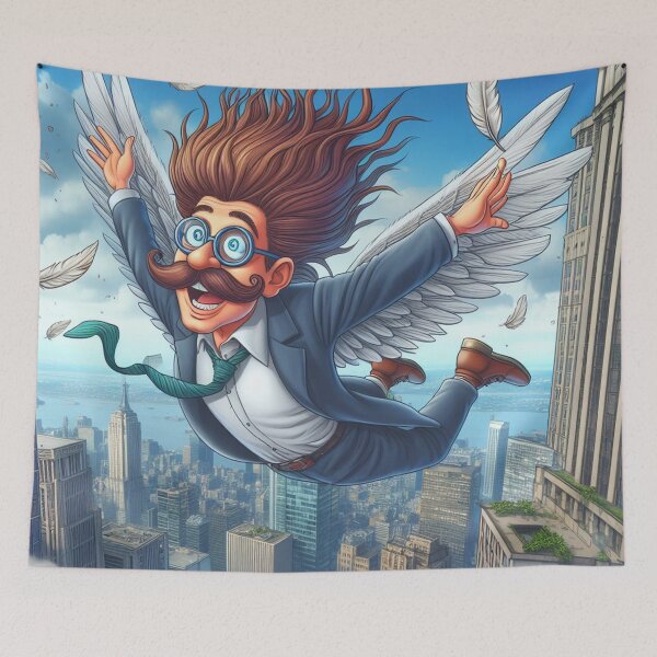 Item preview, Crazy Professor Funny Cartoon designed and sold by Simplybe1.