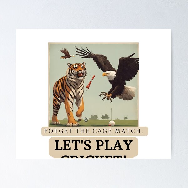 Item preview, Let's Play Cricket!, USA vs Bangladesh, Cricket World Cup 2024 designed and sold by FitEnvy.