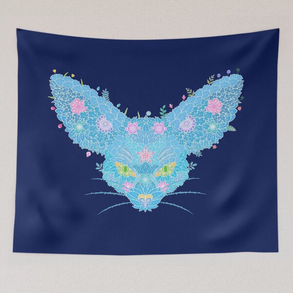 Item preview, Floral  Animal "Fennec Fox" WeArePrettierThanFlowers designed and sold by 366birthflower.