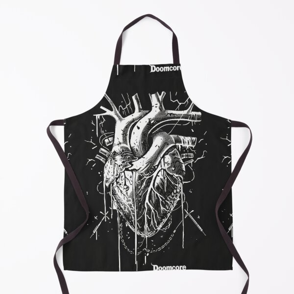 Item preview, Gothic Doomcore Heart with Vintage Flair designed and sold by Piotrek0001.
