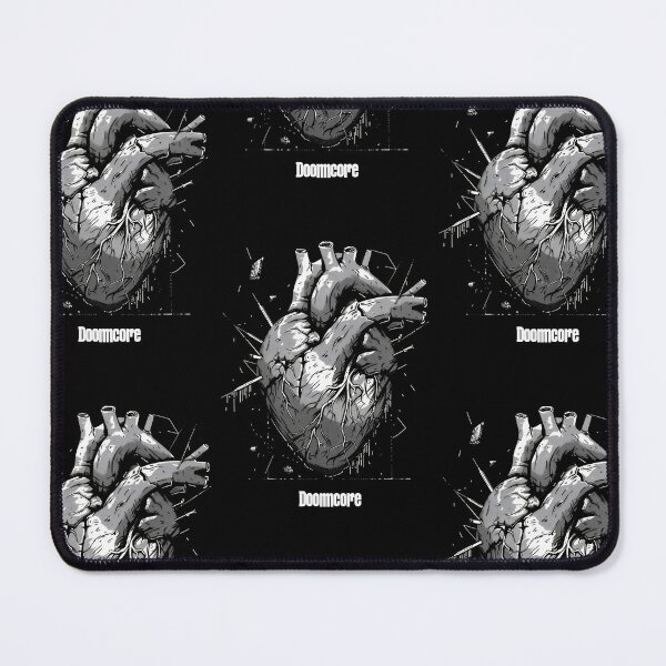 Item preview, Gothic Doomcore Heart with Vintage Flair designed and sold by Piotrek0001.