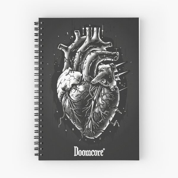 Item preview, Gothic Doomcore Heart with Vintage Flair designed and sold by Piotrek0001.