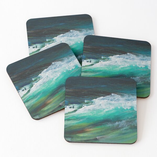 Item preview, An ocean - abstract painting expressive landscape designed and sold by MercuryUrchin.