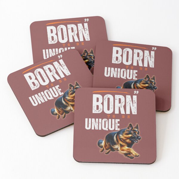 Item preview, German Shepherd Born to be unique designed and sold by Southernwind Designs.