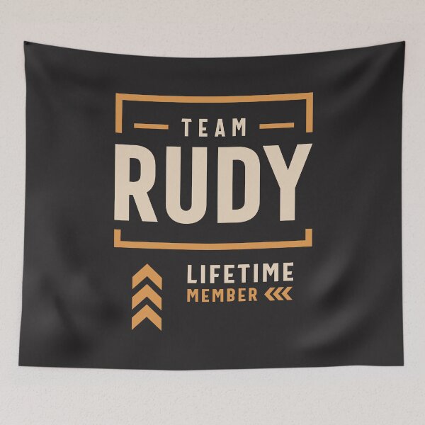 Item preview, Team Rudy Lifetime Member Funny Name Rudy designed and sold by cidolopez.
