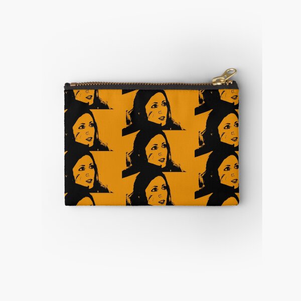 Item preview, Abstract filtered photography woman portrait Pop art orange and black designed and sold by Carré Comme Orange.