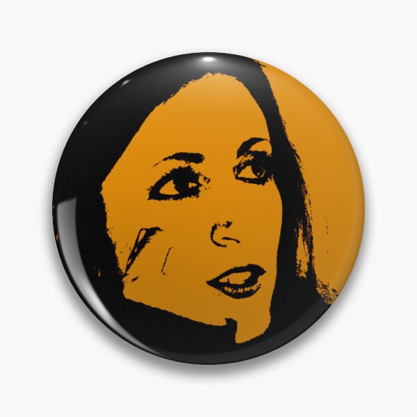 Item preview, Abstract filtered photography woman portrait Pop art orange and black designed and sold by Carré Comme Orange.