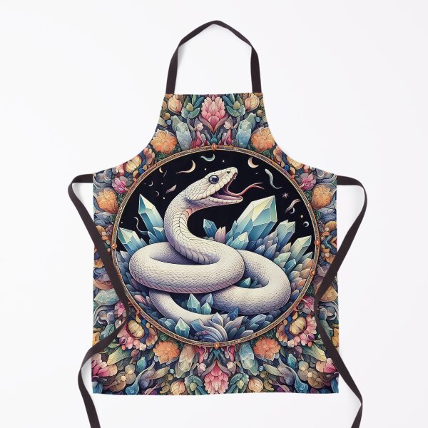 Item preview, White Snake Among Blossoms designed and sold by josie1680.
