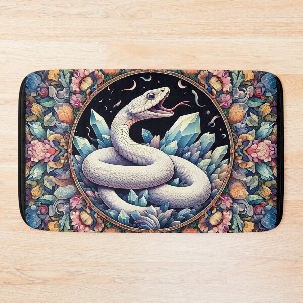 Item preview, White Snake Among Blossoms designed and sold by josie1680.