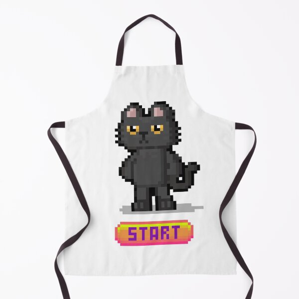 Item preview, BLACK CAT PIXEL ART designed and sold by infinitearte.