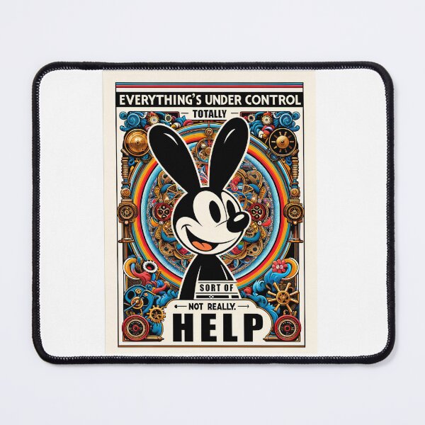 Item preview, Everything is Under Control - Not Really - Oswald The Lucky Rabbit designed and sold by deepglitchart.