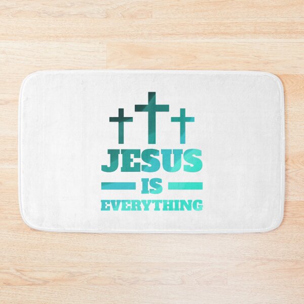Item preview, Jesus Is Everything! Blue Waves Jesus designed and sold by PMCreative.