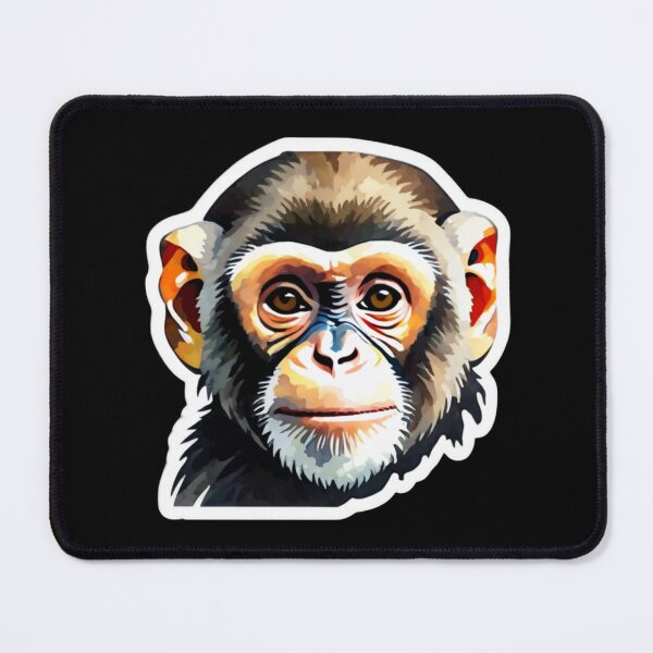 Item preview, watercolor capuchin monkey designed and sold by EuropeanPrints.