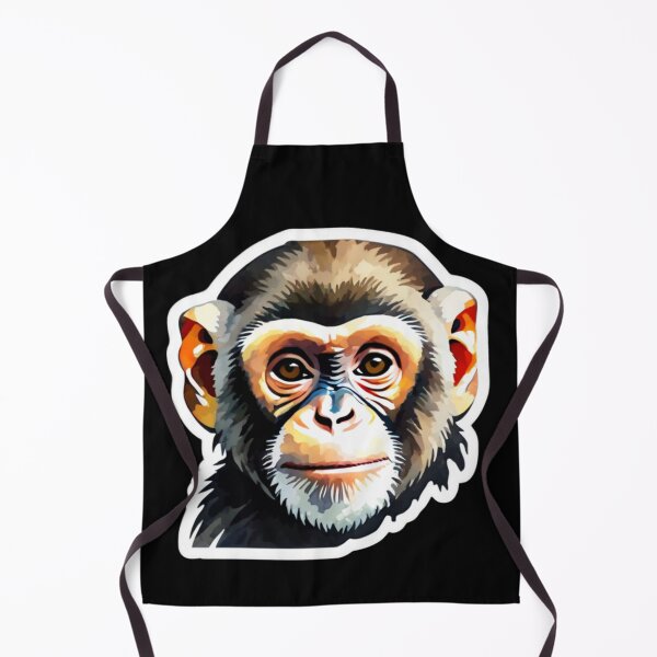 Item preview, watercolor capuchin monkey designed and sold by EuropeanPrints.