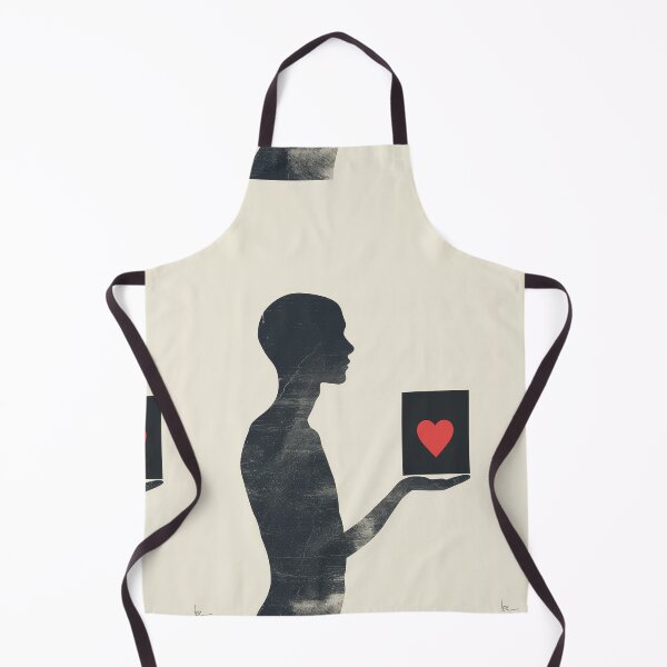 Item preview, Red Heart in Hand - Minimalist Illustration designed and sold by Piotrek0001.