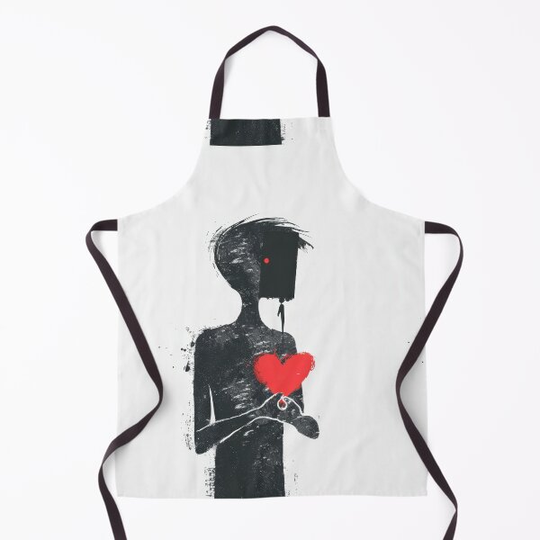Item preview, Red Heart in Hand - Minimalist Illustration designed and sold by Piotrek0001.