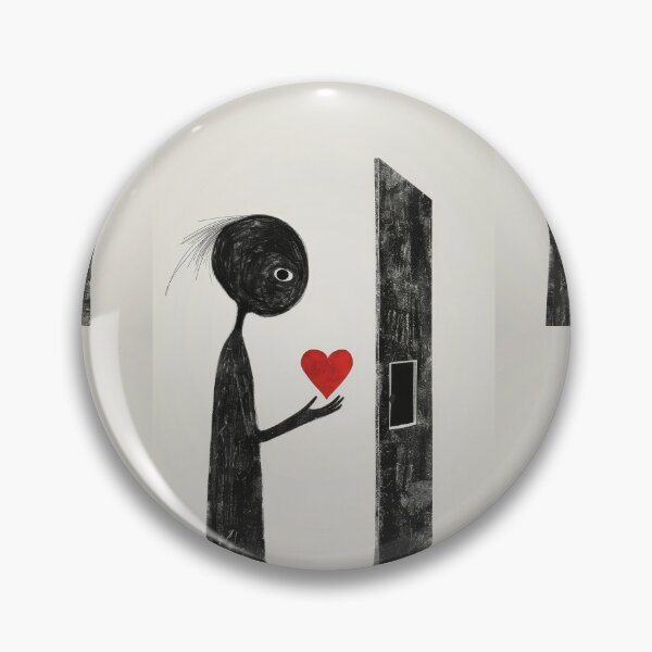 Item preview, Red Heart in Hand - Minimalist Illustration  designed and sold by Piotrek0001.