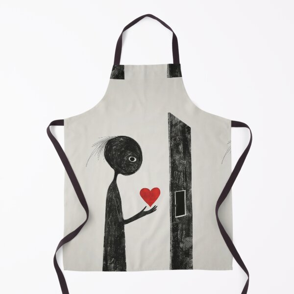 Item preview, Red Heart in Hand - Minimalist Illustration designed and sold by Piotrek0001.