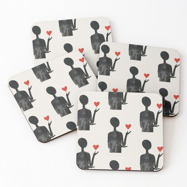 Item preview, Red Heart in Hand - Minimalist Illustration  designed and sold by Piotrek0001.